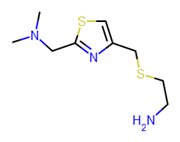 Picture of 2-(Dimethylaminomethyl)-4-(2-aminoethylthiomethyl)thiazole