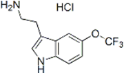Picture of 2-(5-(Trifluoromethoxy)-1H-indol-3-yl)ethanamine hydrochloride