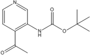 Picture of tert-butyl 4-acetylpyridin-3-ylcarbamate