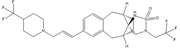 Picture of (3'R,6S,9R)-5,6,7,8,9,10-Hexahydro-5'-(2,2,2-trifluoroethyl)-2-[(1E)-3-[4-(trifluoromethyl)-1-piperidinyl]-1-propen-1-yl]spiro[6,9-methanobenzocyclooctene-11,3'-[1,2,5]thiadiazolidine] 1',1'-dioxide
