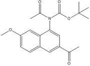 Picture of tert-butyl acetyl(3-acetyl-7-methoxynaphthalen-1-yl)carbamate