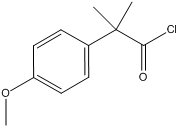 Picture of 2-(4-methoxyphenyl)-2-methylpropanoyl chloride
