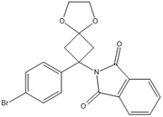 Picture of 2-(2-(4-bromophenyl)-5,8-dioxaspiro[3.4]octan-2-yl)isoindoline-1,3-dione