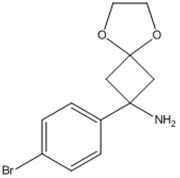 Picture of 2-(4-bromophenyl)-5,8-dioxaspiro[3.4]octan-2-amine