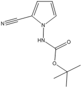 Picture of tert-butyl 2-cyano-1H-pyrrol-1-ylcarbamate