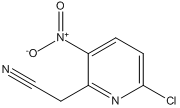 Picture of 2-(6-chloro-3-nitropyridin-2-yl)acetonitrile