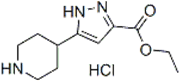 Picture of Ethyl 5-piperidin-4-yl-1H-pyrazole-3-carboxylate hydrochloride