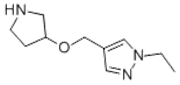 Picture of 1-ETHYL-4-[(PYRROLIDIN-3-YLOXY)METHYL]-1H-PYRAZOLE